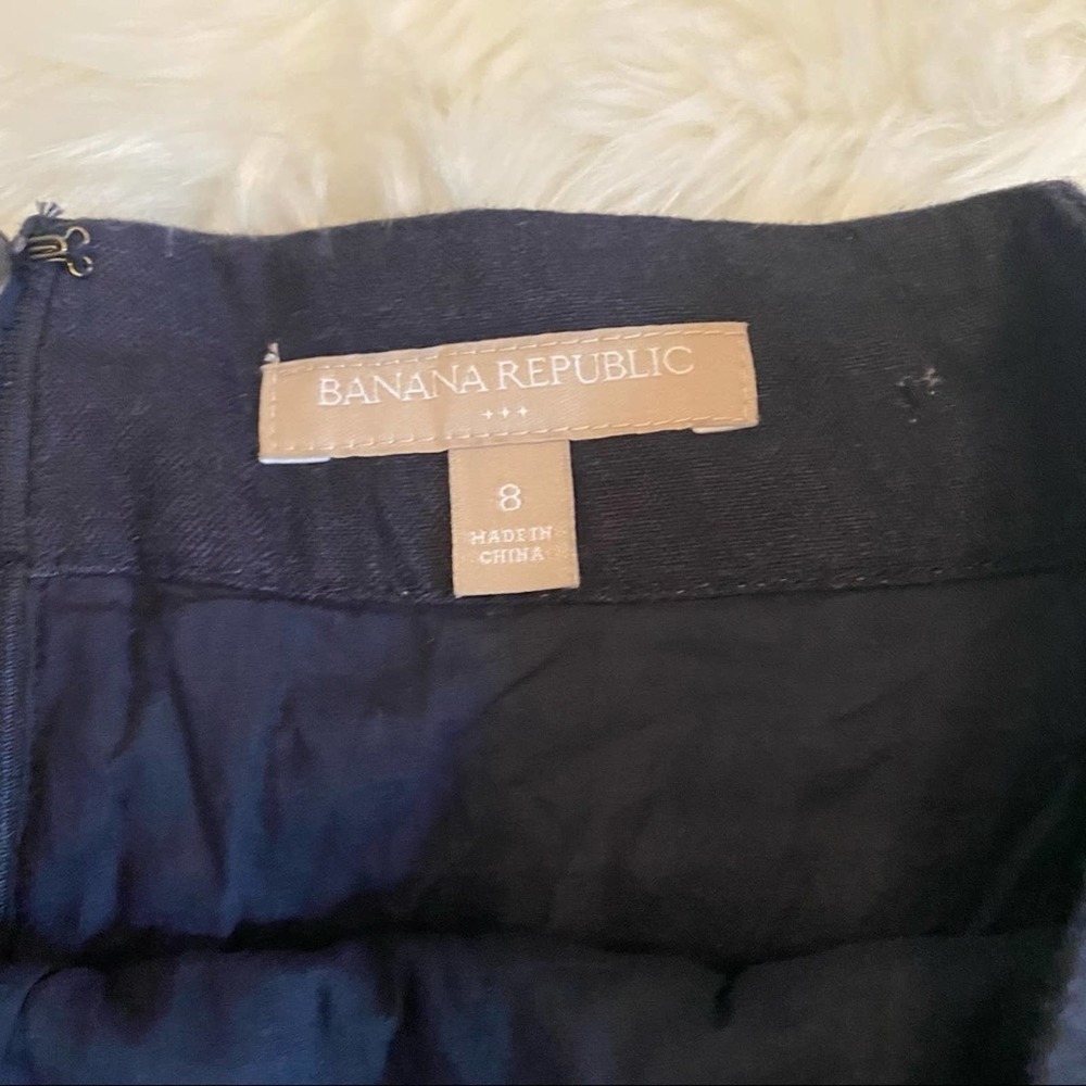 Banana Republic short A line mini skirt green 8 - Picture 3 of 5